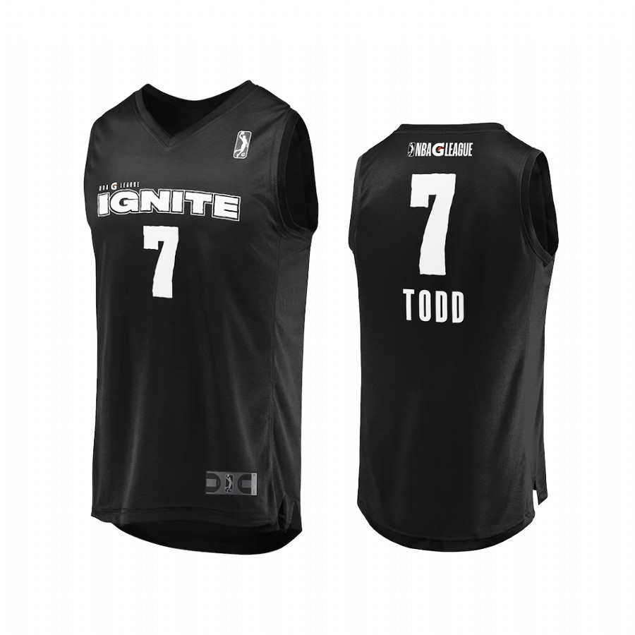 Isaiah Todd G League Ignite #7 2020-21 Black Jersey