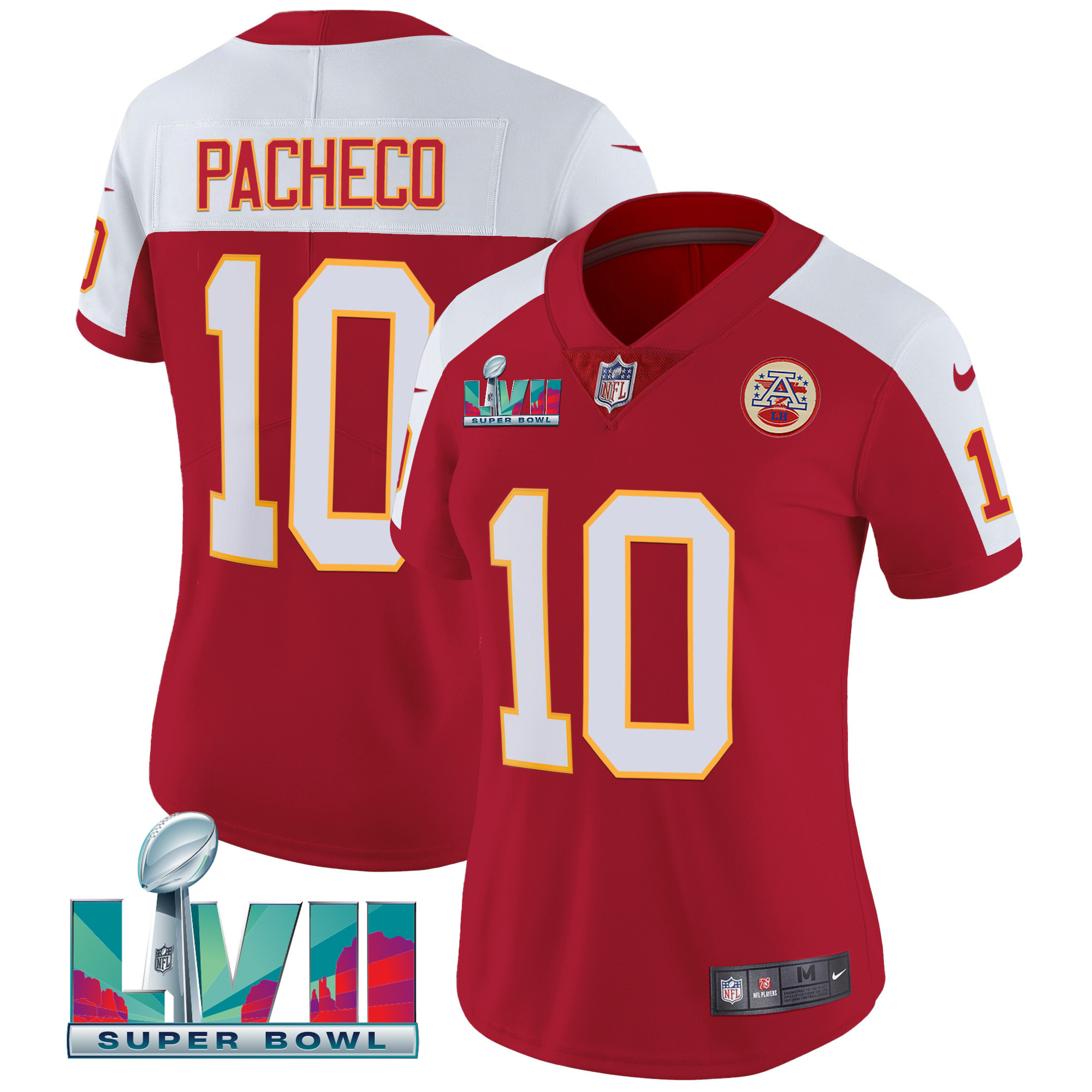 Isiah Pacheco Women's Kansas City Chiefs Throwback Limited Vapor Alternate Jersey - All Stitched 