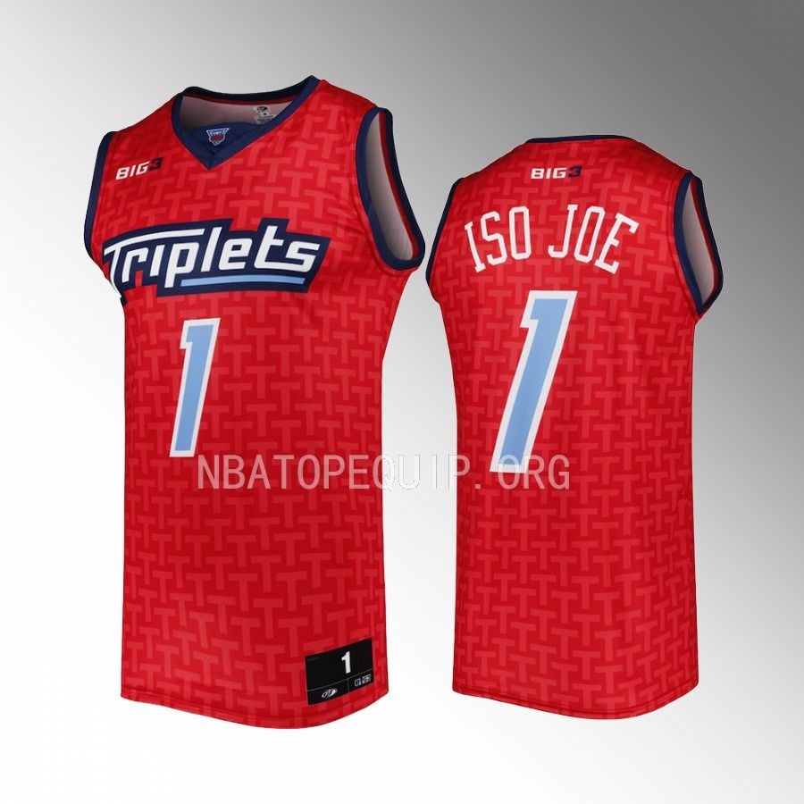 Iso Joe #1 BIG 3 Triplets Red Jersey