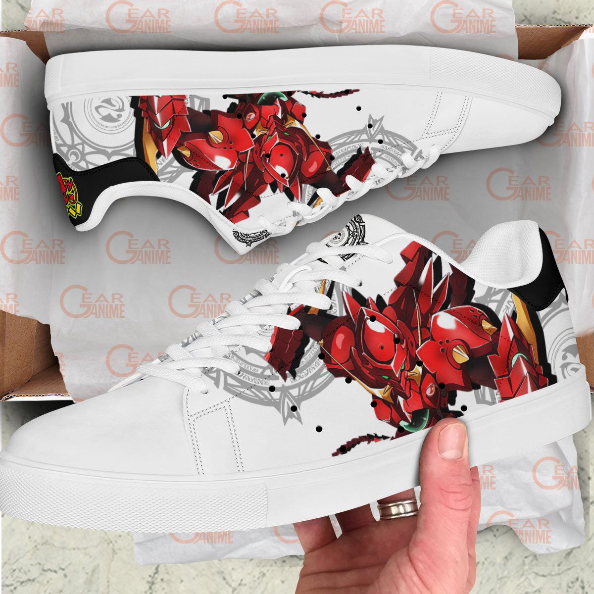 Issei Hyoudou Skate Sneakers Custom Anime High School DxD Shoes