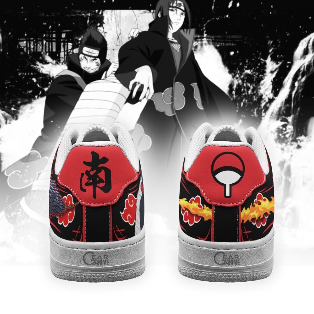 Itachi and Kisame Air Sneakers Akt Custom Anime Shoes