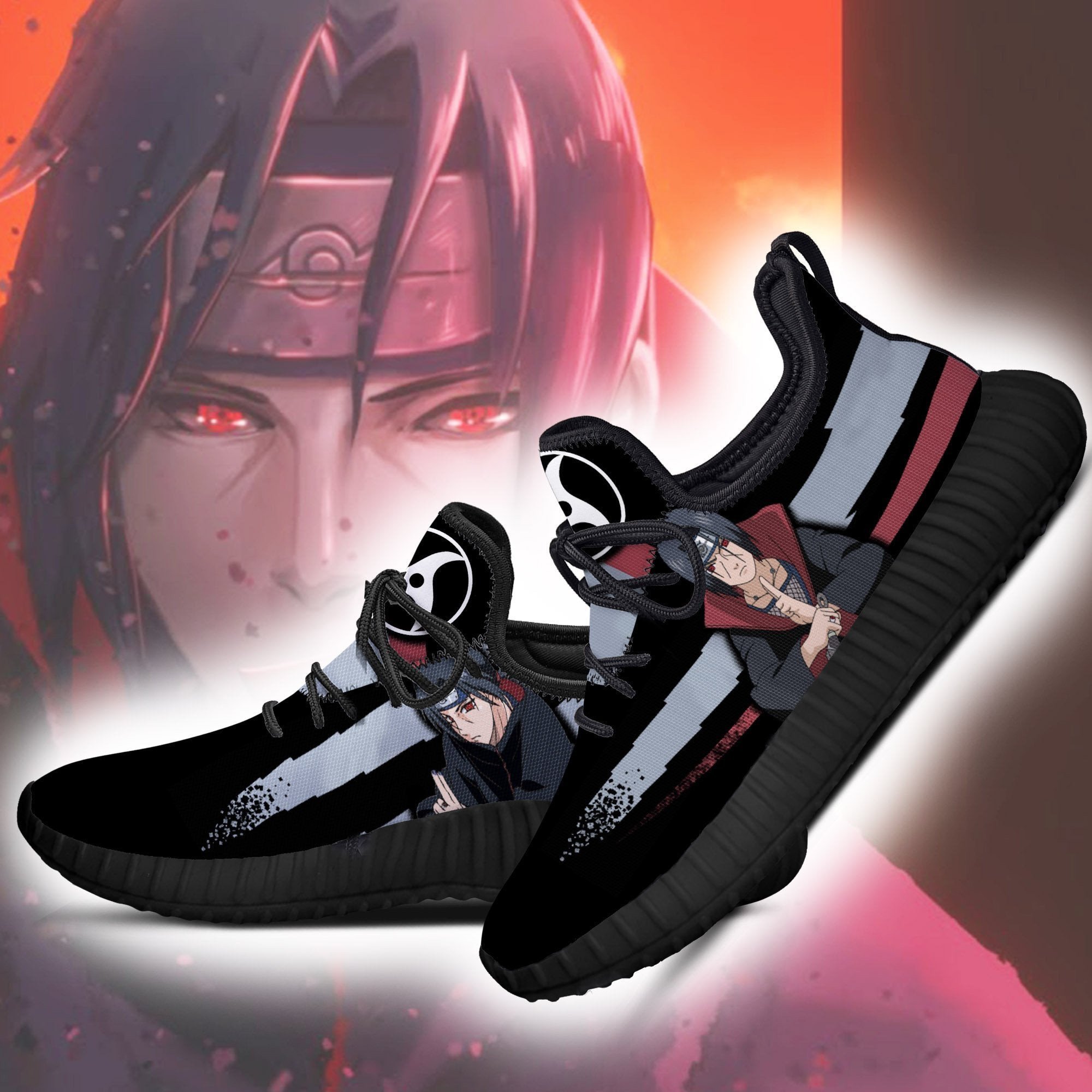 Itachi Jutsu Reze Shoes Anime Shoes Fan Gift Idea