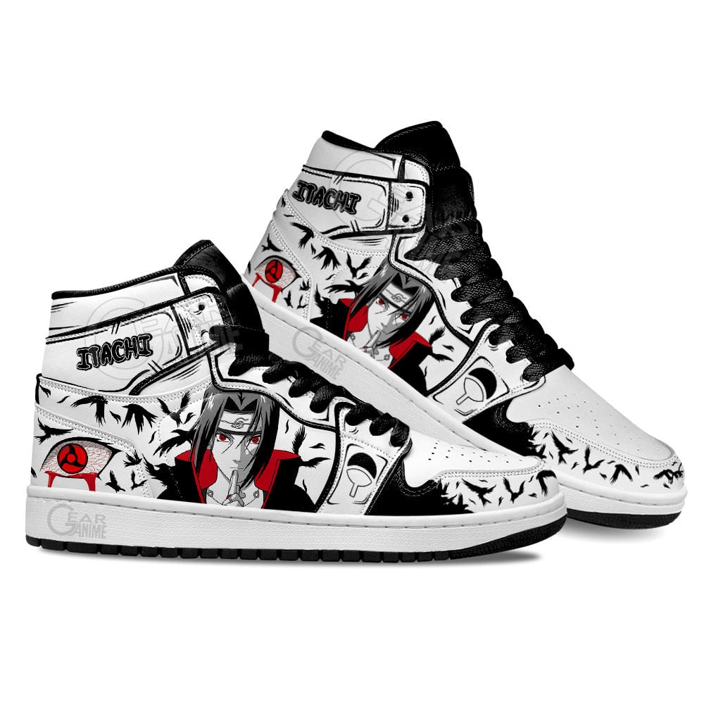 Itachi Mangekyou Sharingan Anime Shoes, Air Jordan Hightop