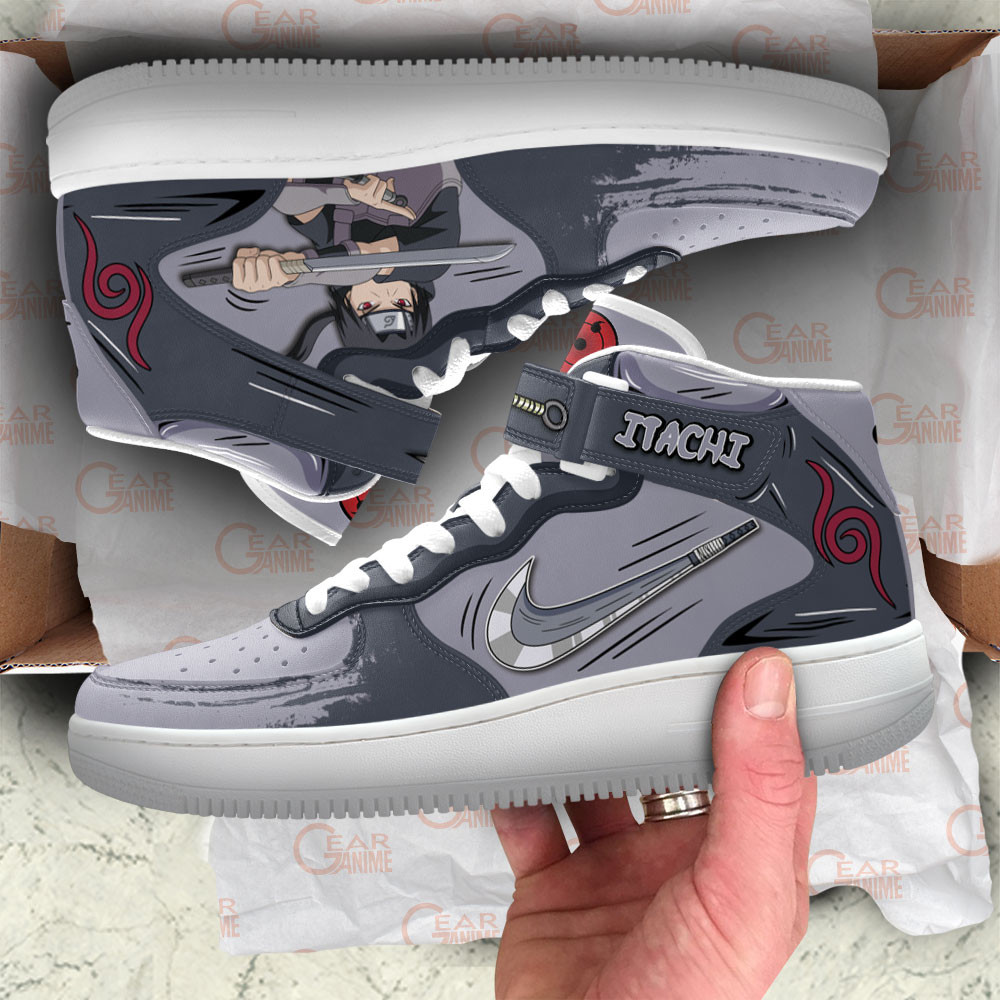 Itachi Uchiha Anbu Sneakers Air Mid Custom NRT Anime Shoes