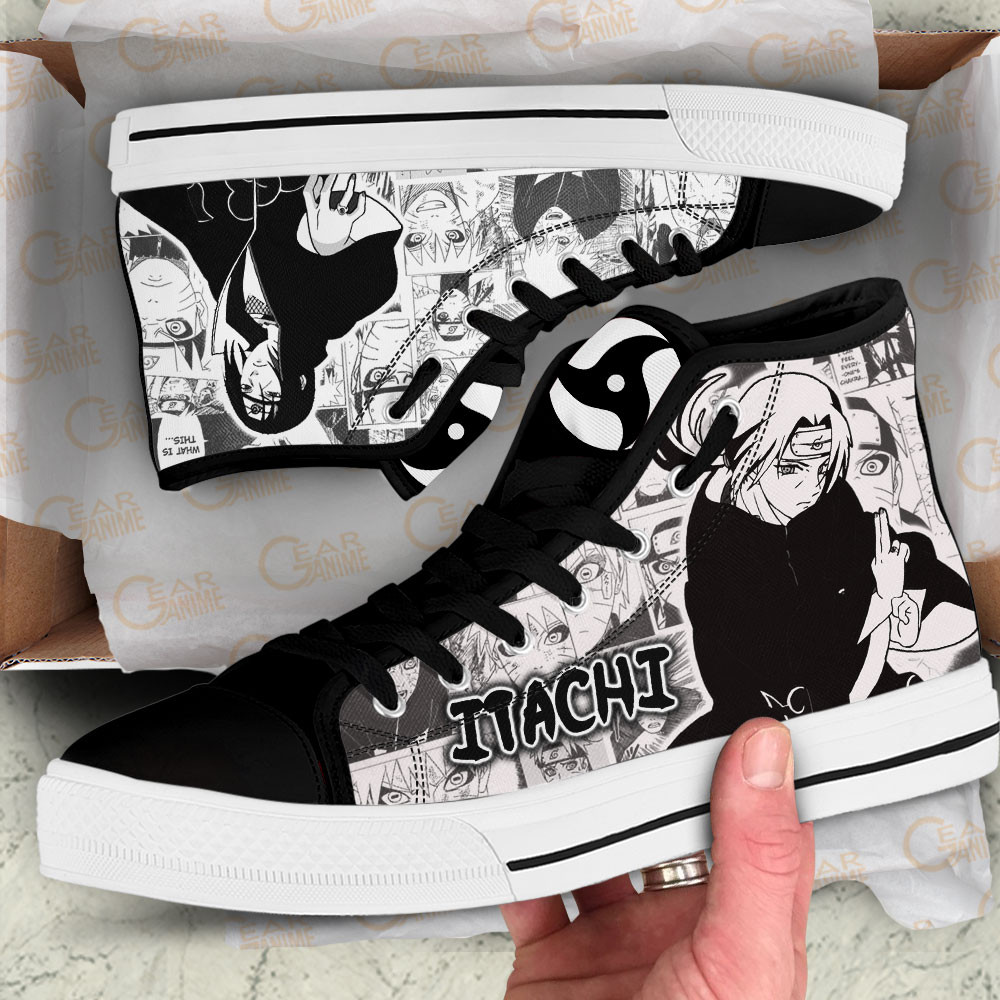 Itachi Uchiha High Top Shoes Custom Manga Anime Sneakers