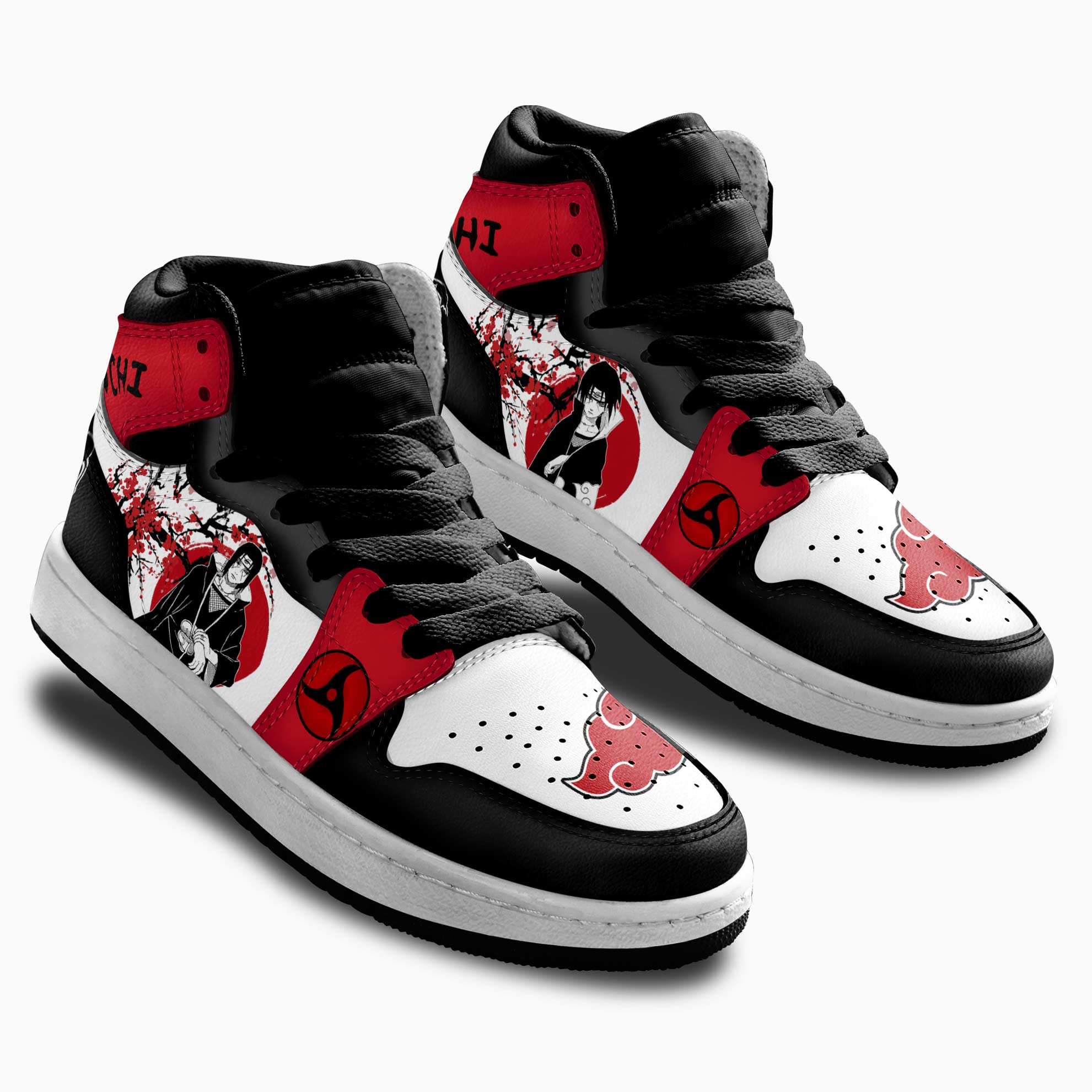 Itachi Uchiha Kids Sneakers Custom Anime Shoes For Kids Japan Style