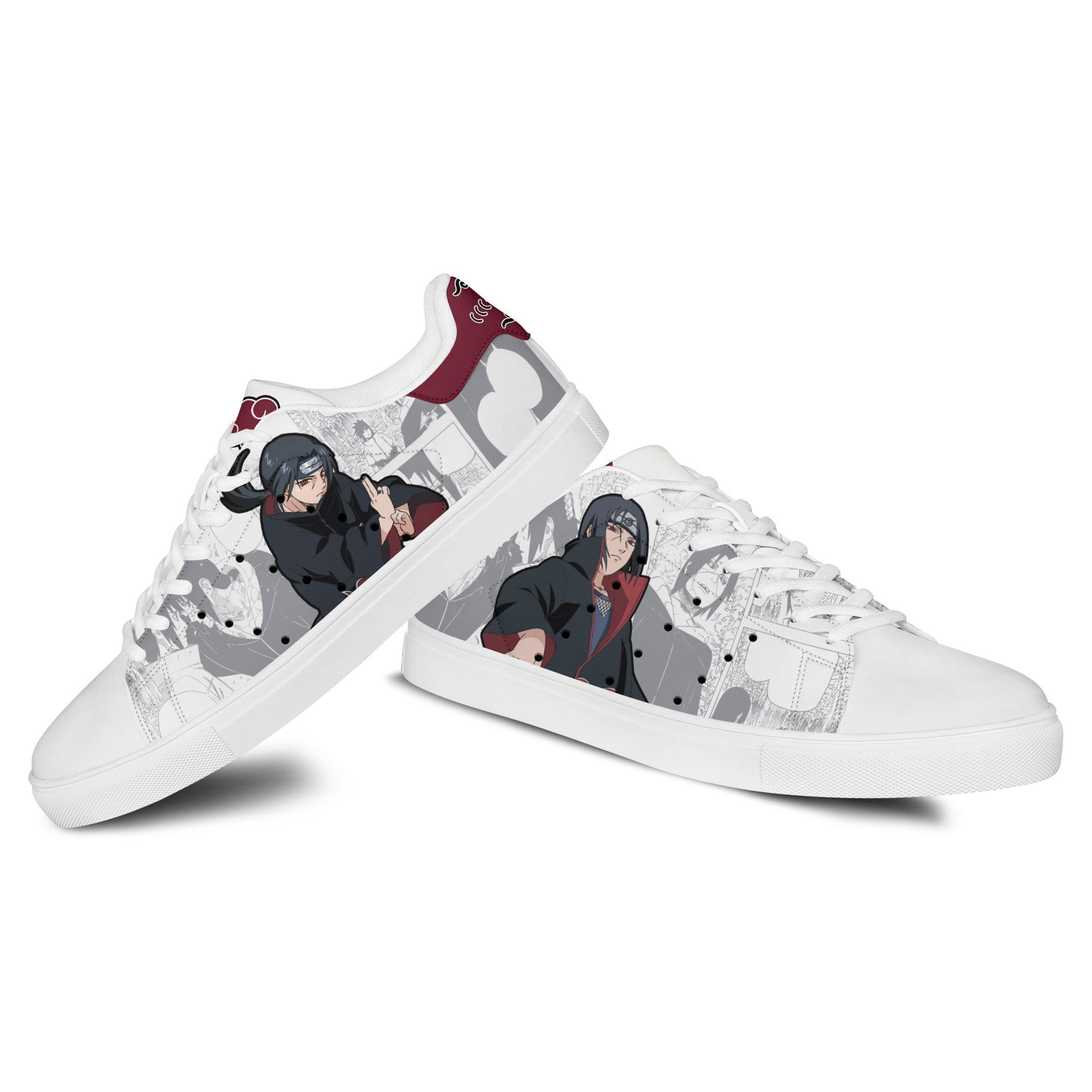 Itachi Uchiha Skate Sneakers Custom NRT Anime Shoes