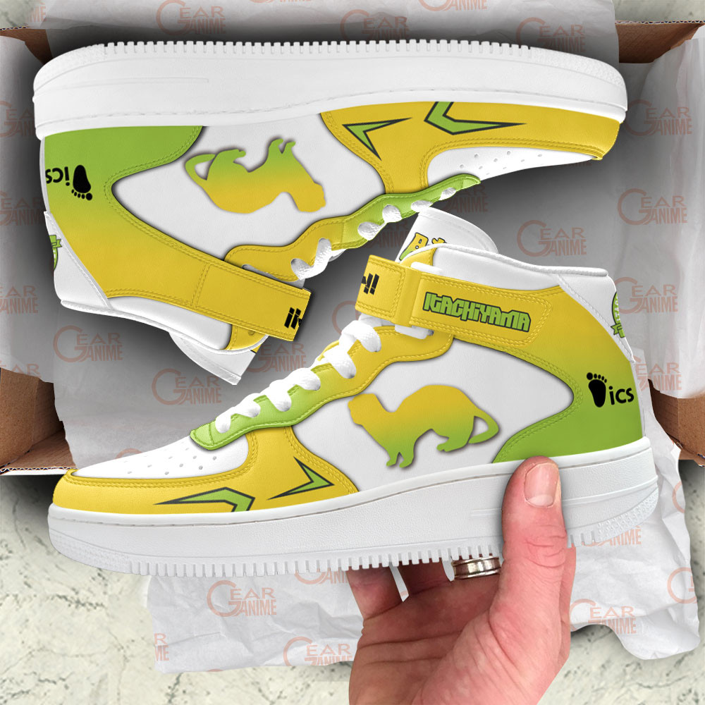 Itachiyama Sneakers Air Mid Custom Haikyuu Anime Shoes