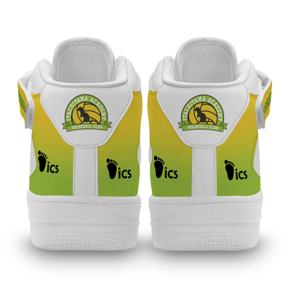 Itachiyama Sneakers Air Mid Custom Haikyuu Anime Shoes