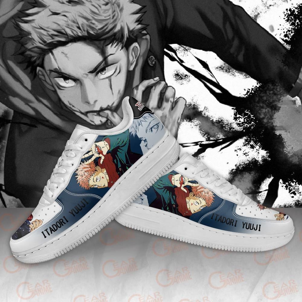Itadori Yuuji Jujutsu Kaisen Air Sneakers Custom Anime Shoes