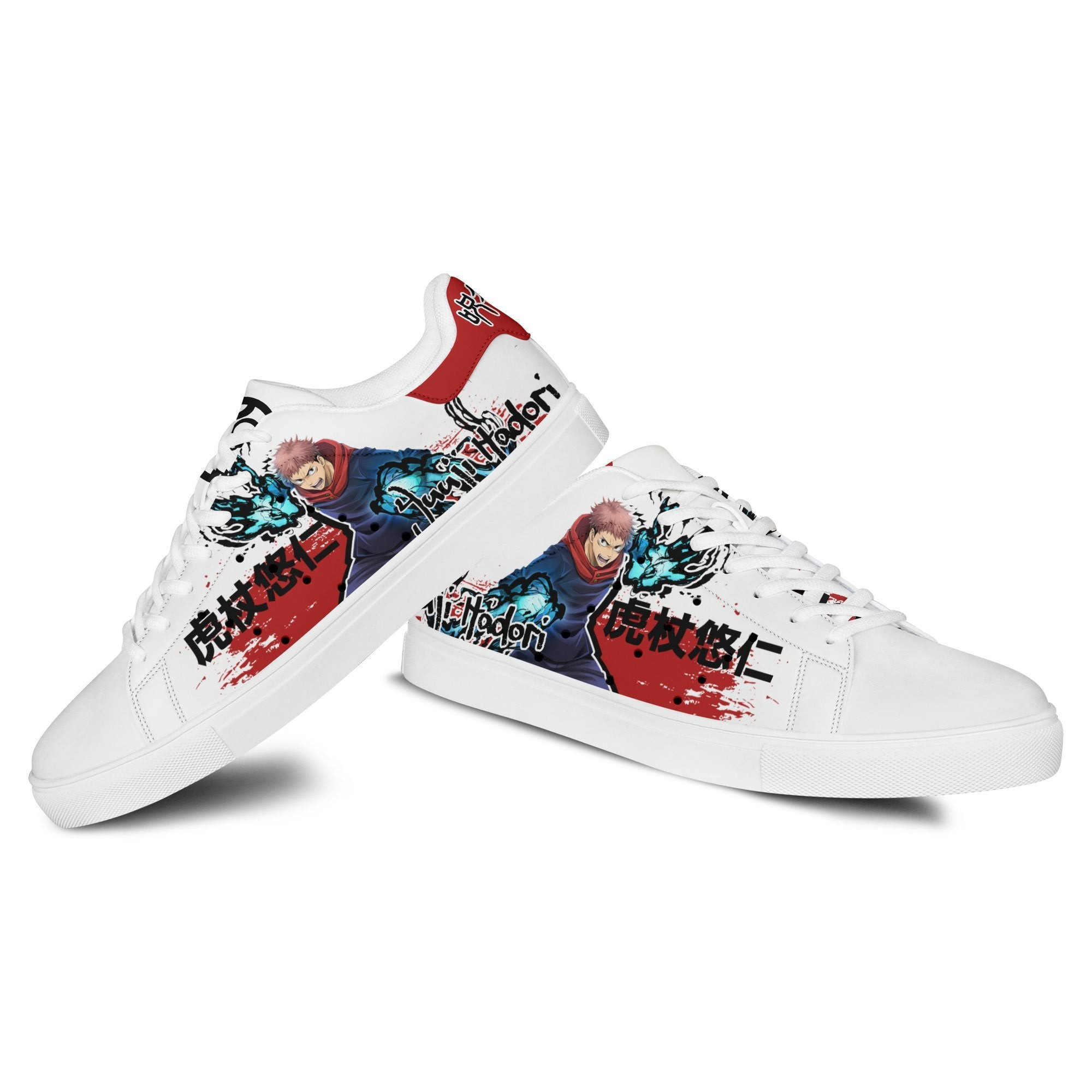 Itadori Yuuji Skate Sneakers Custom Anime Jujutsu Kaisen Shoes