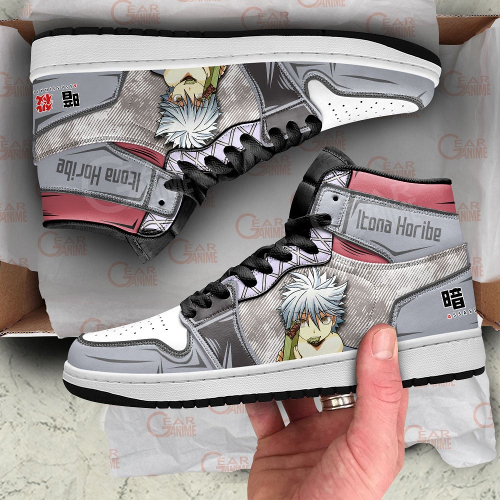 Itona Horibe JD1s Sneakers Assassination Classroom Anime Shoes, Air Jordan Hightop