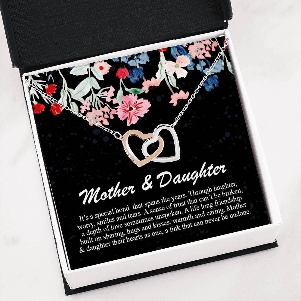 It’s A Special Bond Interlocking Hearts Necklace Gift For Mother