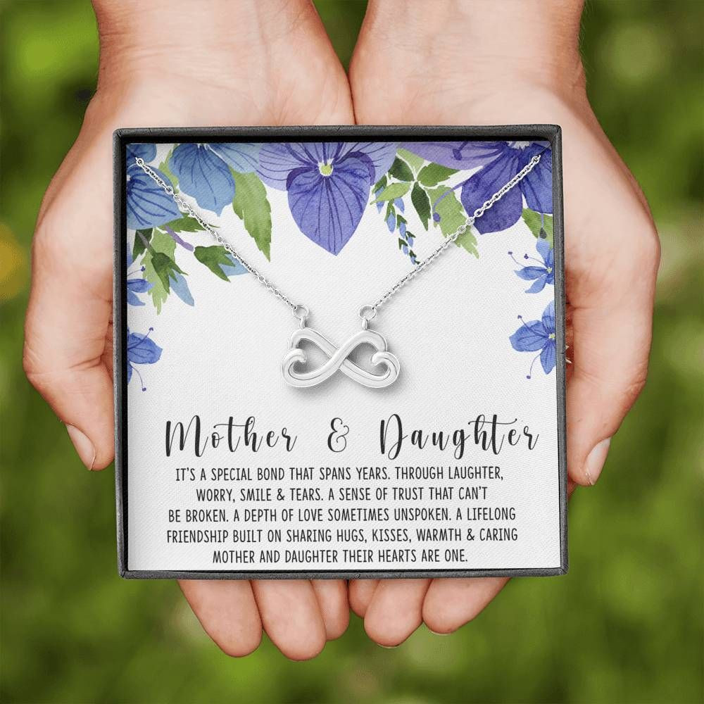 It’s A Special Bond That Spans Years Infinity Heart Necklace Gift For Mom