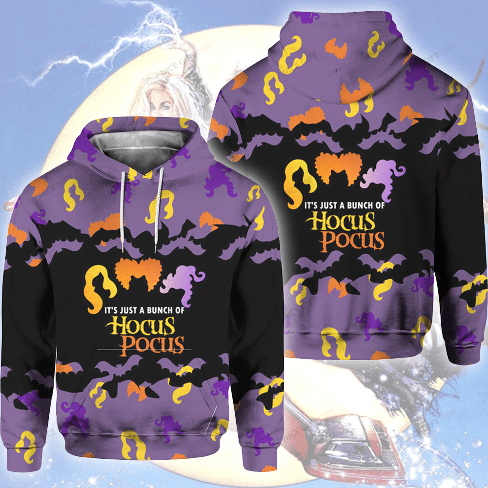 It’s Just A Bunch Of Hocus Pocus 3D Hoodie Gift For Fans