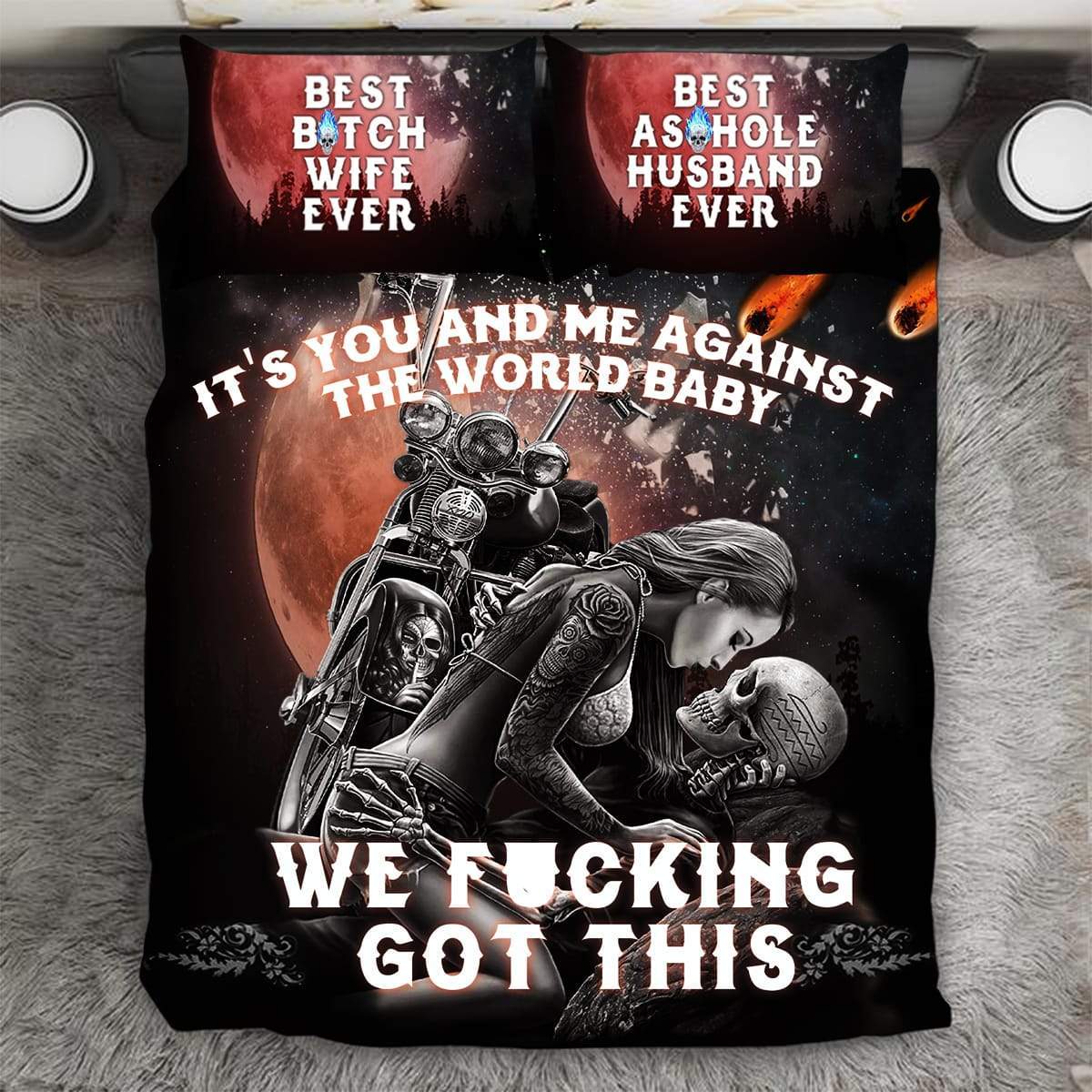 It’S You And Me Against The World Baby 3D Customized Duvet Cover Bedding Set
