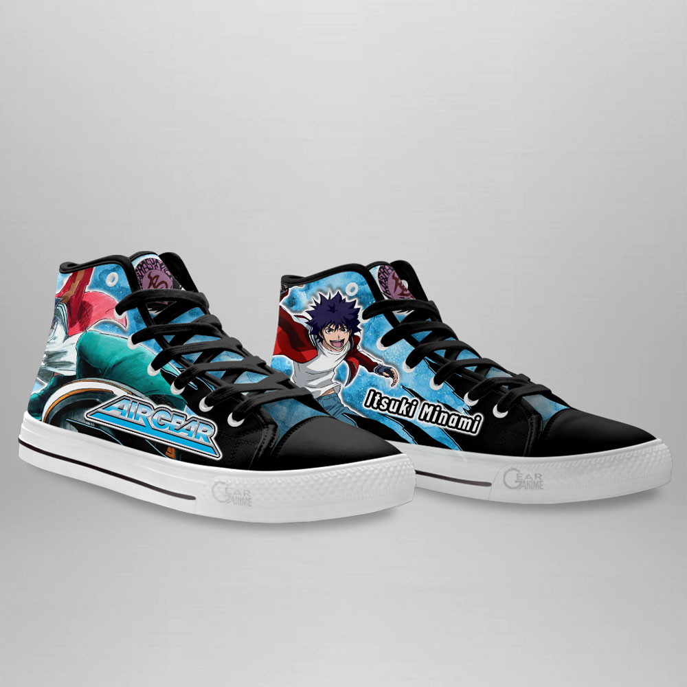 Itsuki Minami High Top Shoes Custom Air Gear Anime Sneakers