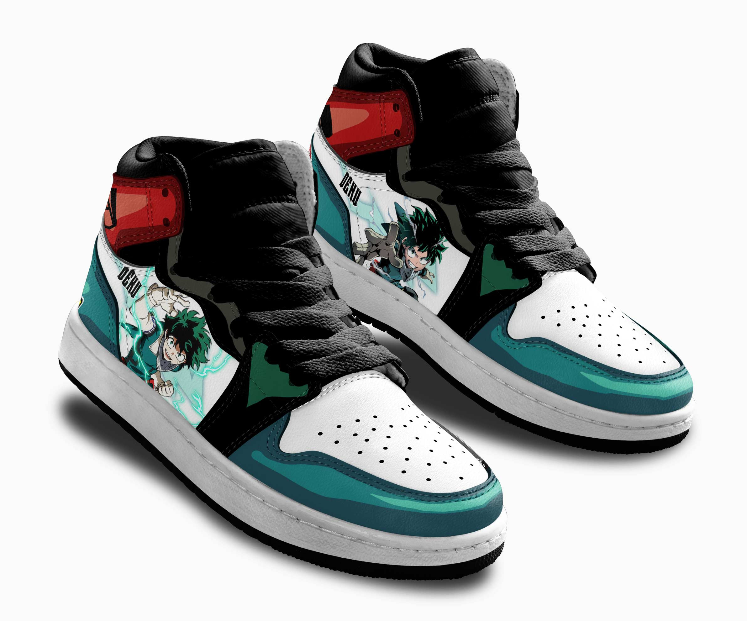 Izuku Midoriya Kids Sneakers Custom My Hero Academia Anime Shoes For Kids