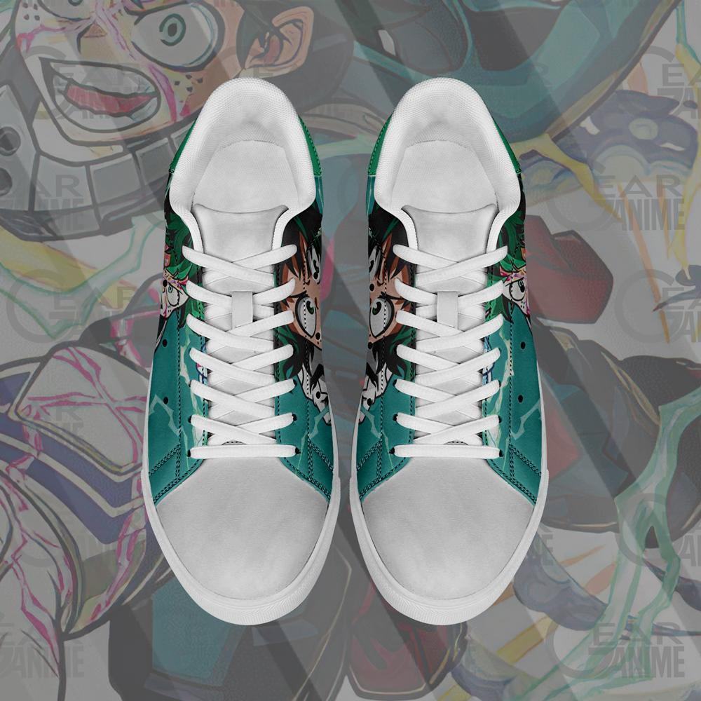 Izuku Midoriya Skate Shoes Custom Deku My Hero Academia Anime Shoes