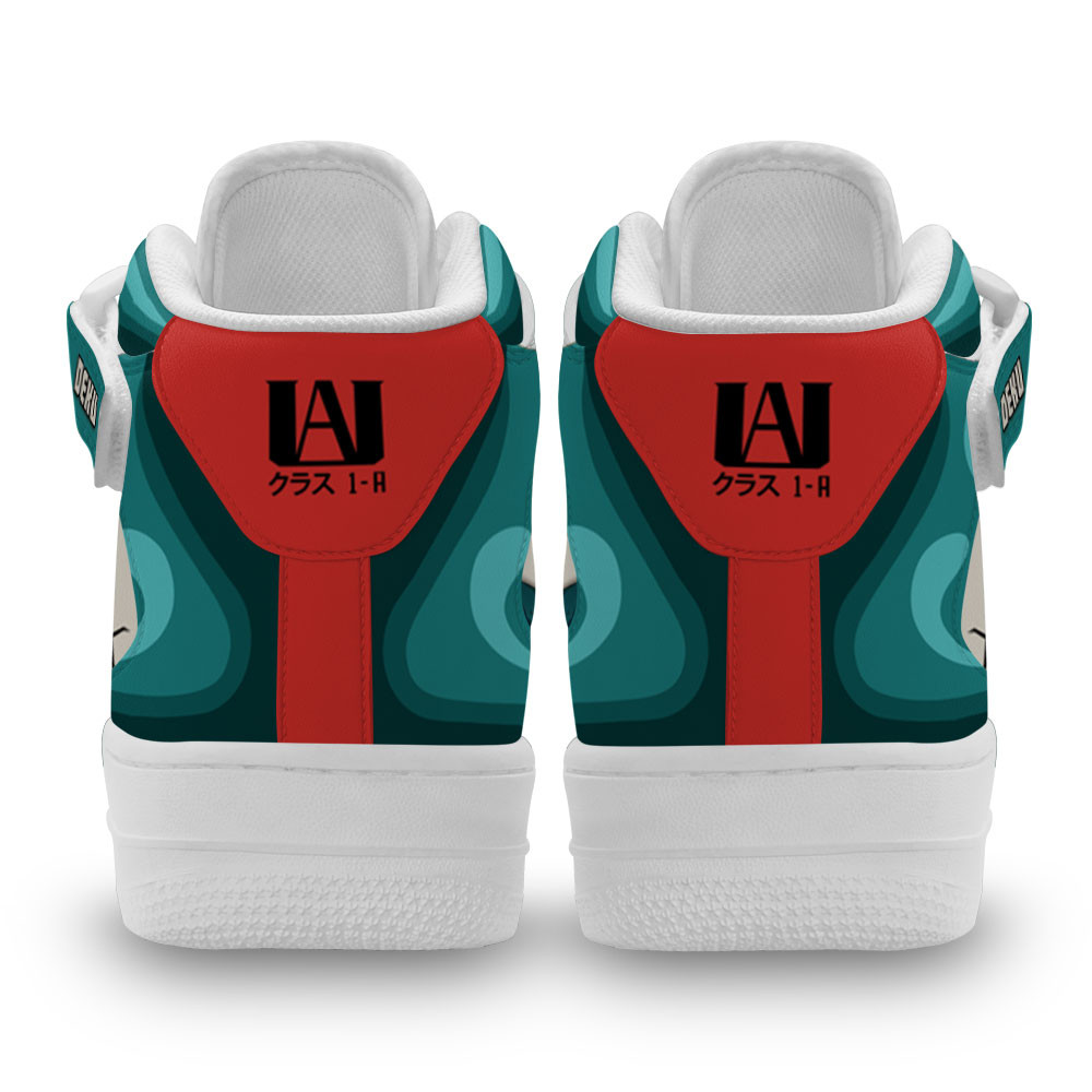 Izuku Midoriya Smash Sneakers Air Mid My Hero Academia Anime Shoes