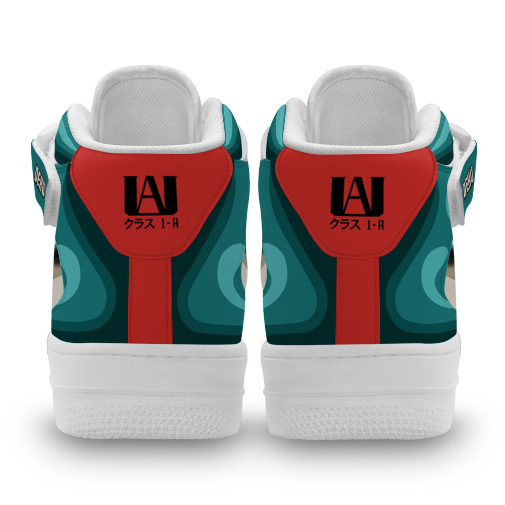 Izuku Midoriya Sneakers Air Mid Custom My Hero Academia Anime Shoes