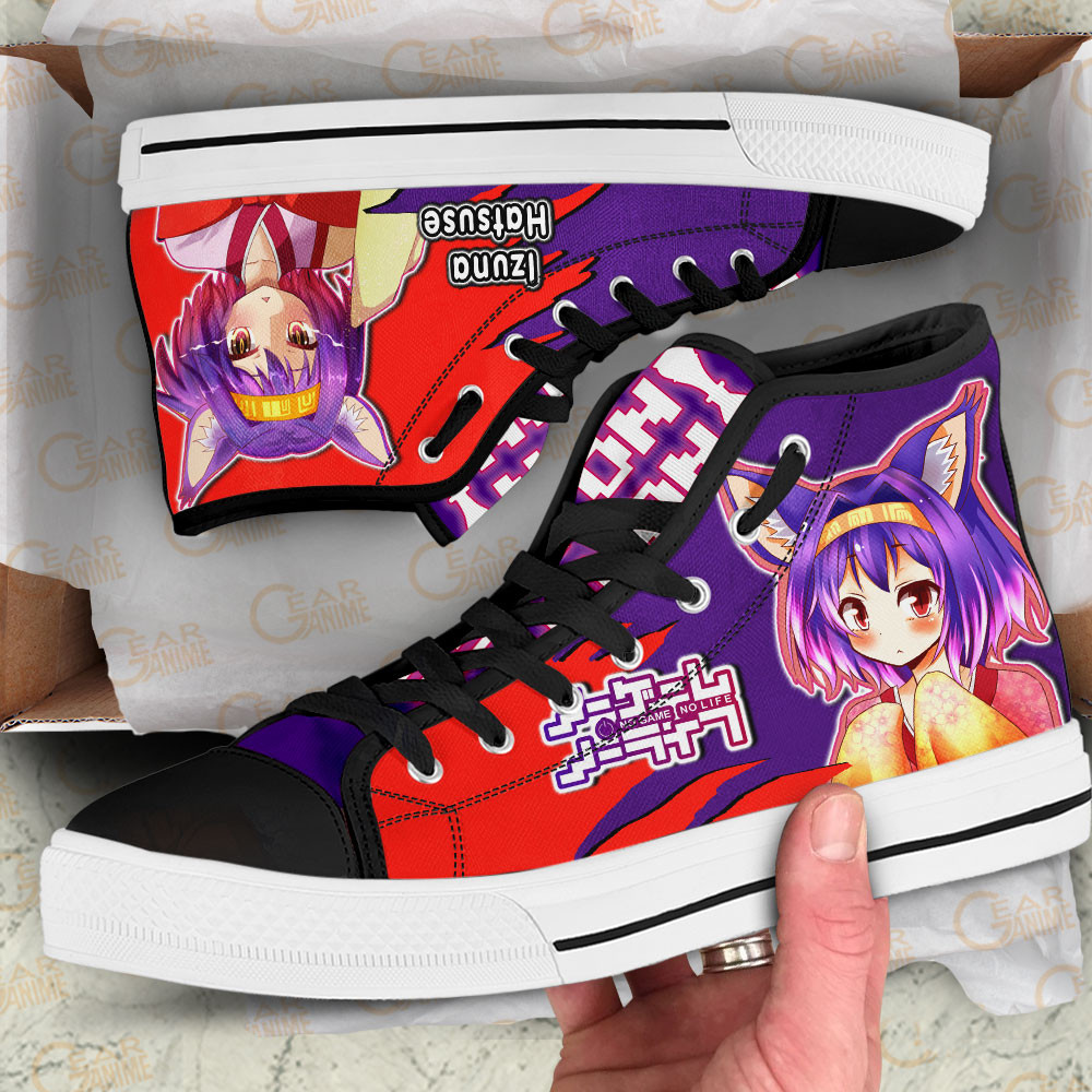 Izuna Hatsuse High Top Shoes Custom No Game No Life Anime Sneakers