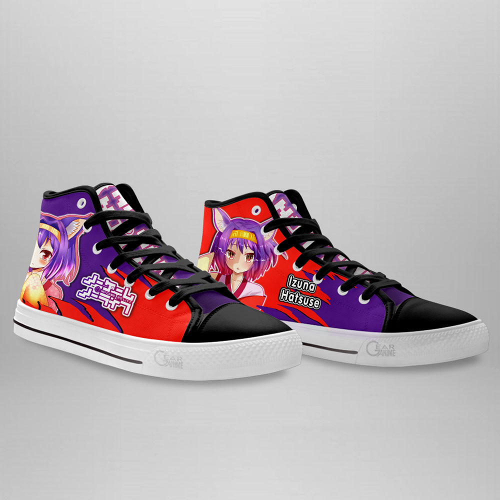 Izuna Hatsuse High Top Shoes Custom No Game No Life Anime Sneakers