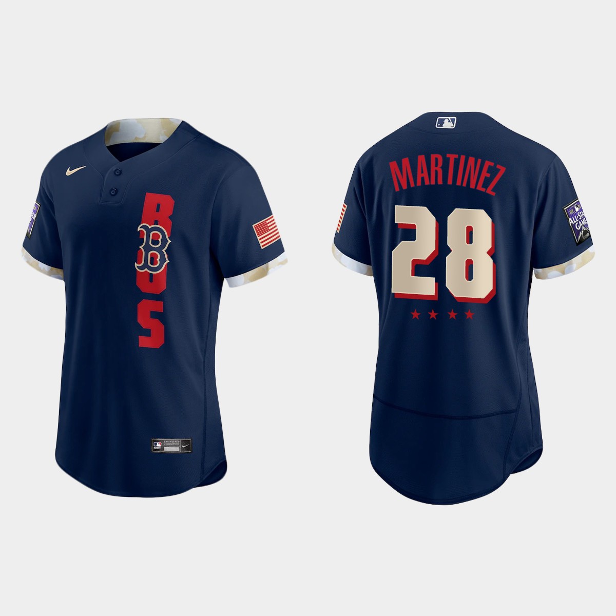 J.D. Martinez Boston Red Sox 2021 MLB All-Star Game Jersey - Navy