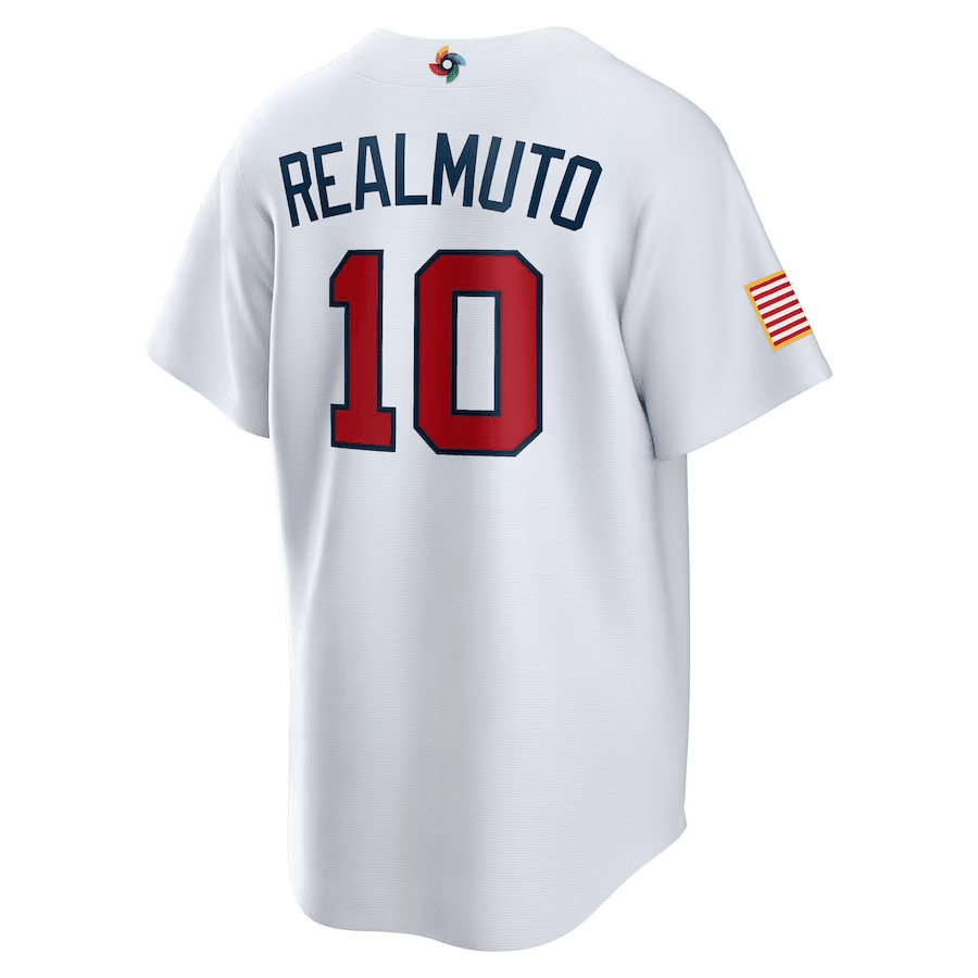 J.T. Realmuto 10 USA Baseball 2023 World Baseball Classic Stitched Jersey – White J.T. Realmuto 10 USA Baseball 2023 World Baseball Classic Stitched Jersey – White