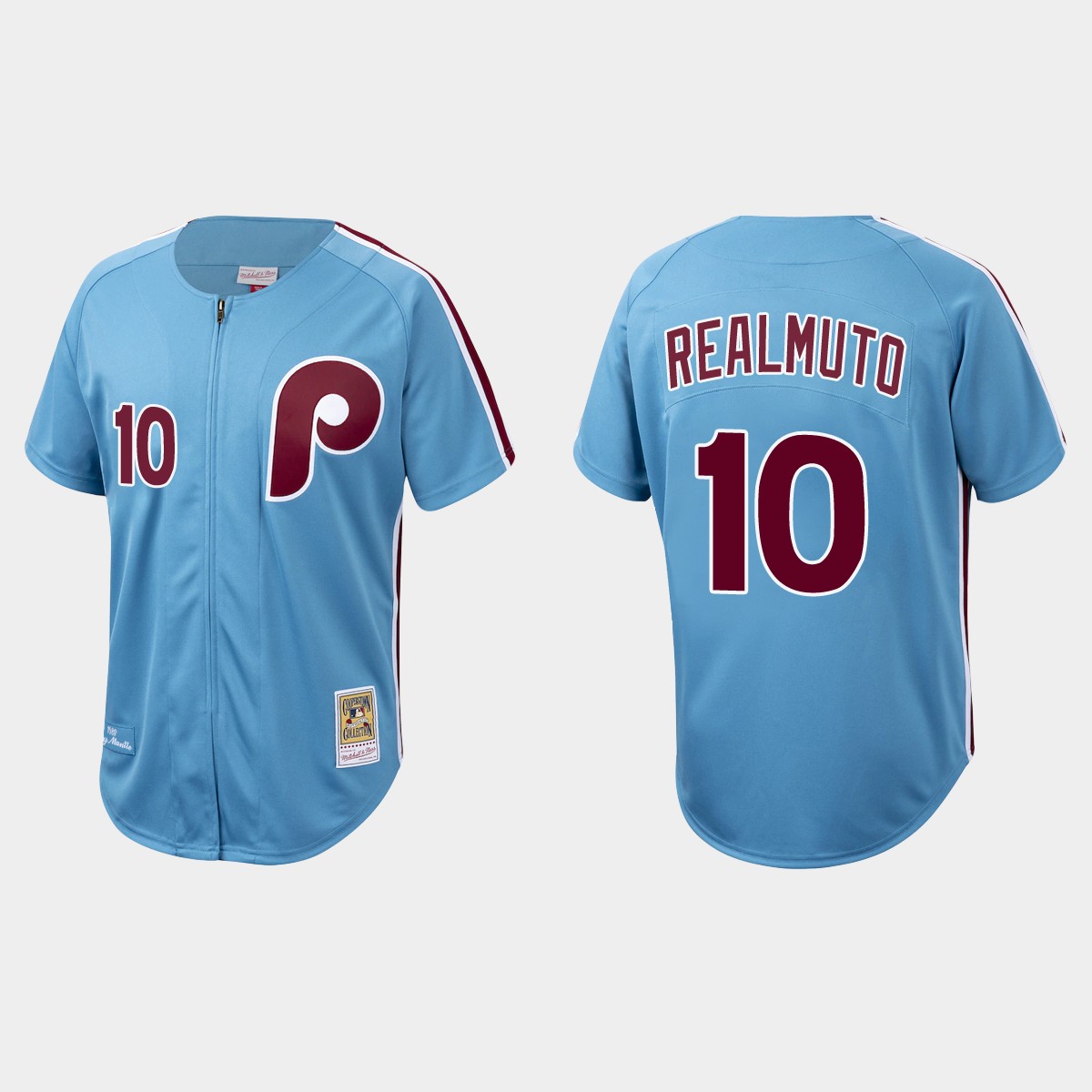 J.T. Realmuto Philadelphia Phillies Cooperstown Collection Jersey - Light Blue