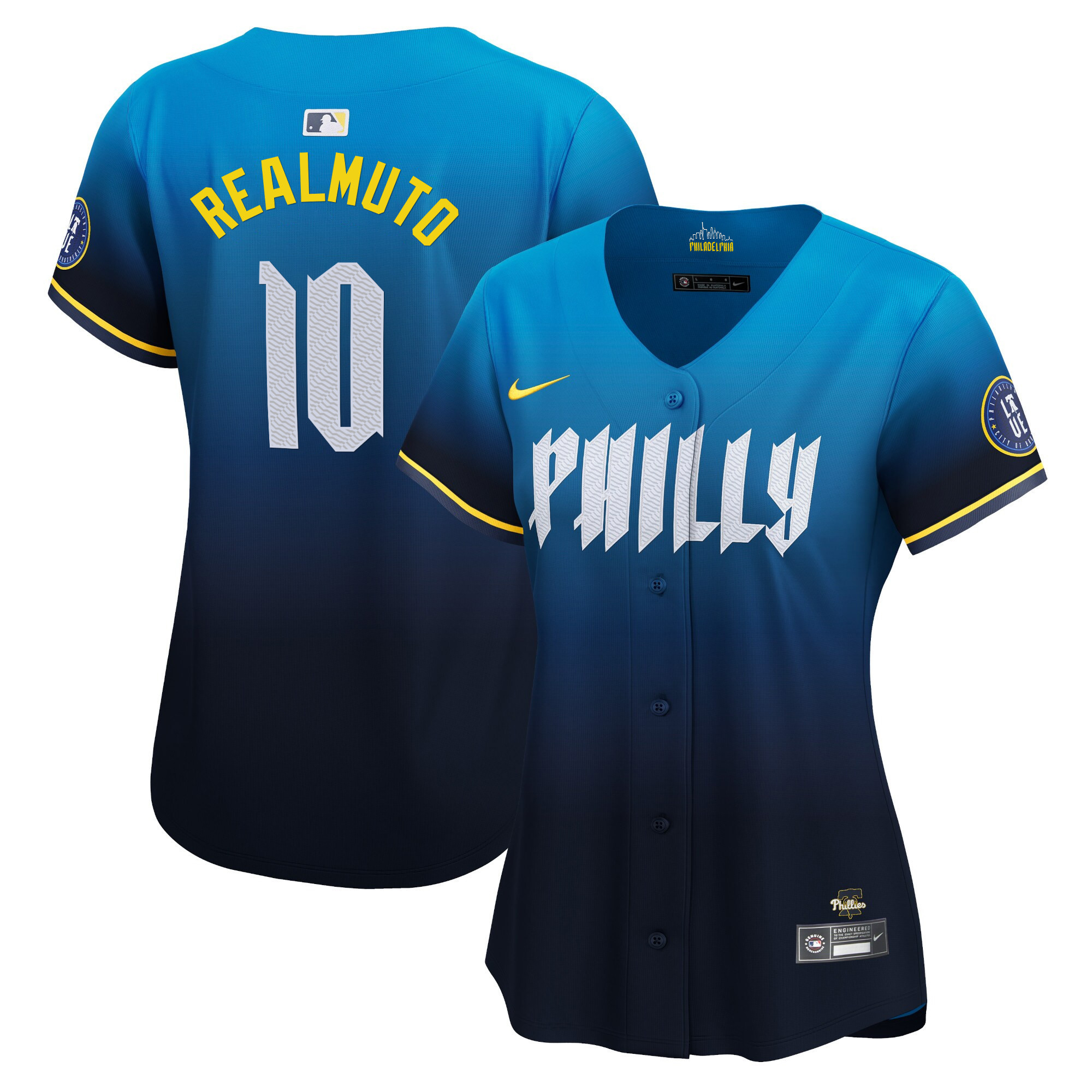 J.T. Realmuto Women's Philadelphia Phillies 2024 City Connect Vapor Premier Limited Jersey - All Stitched