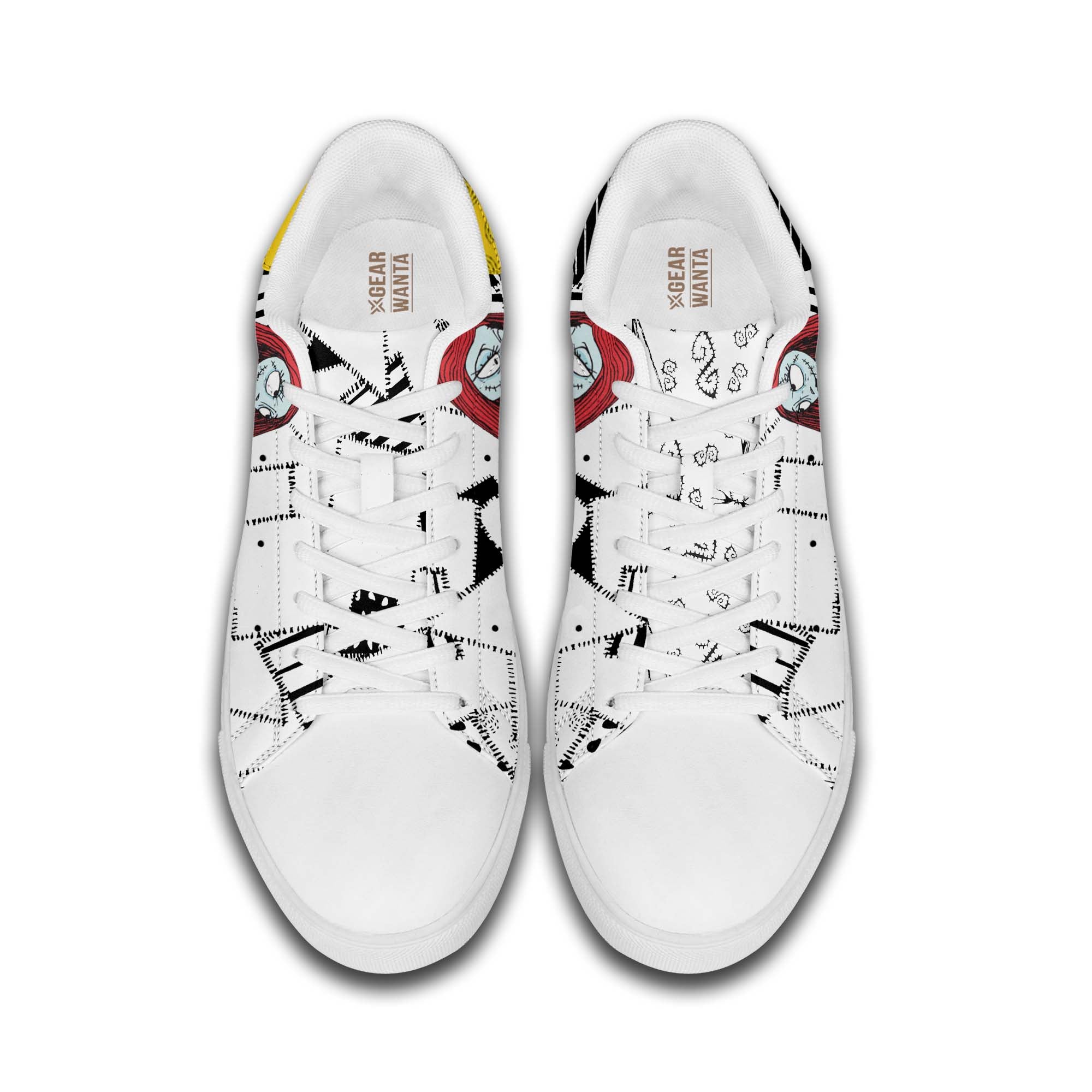 Jack & Sally Skate Shoes Custom Sneakers For Fans