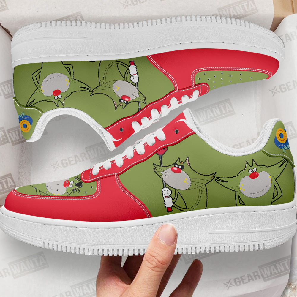 Jack Air Sneakers Custom Oggy and the Cockroaches Cartoon Shoes