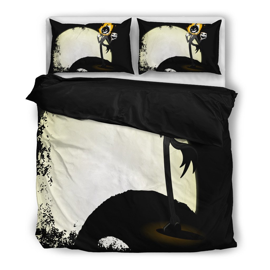 Jack Become Angry At Night !!! Jack Skellington Duvet Cover Bedding Set