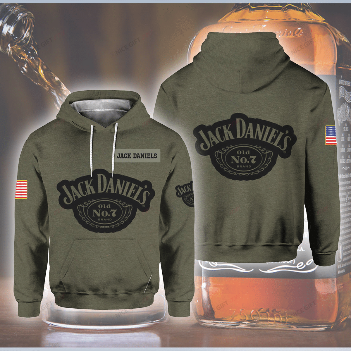 Jack Daniel’s 3D Hoodie Gift For Fans
