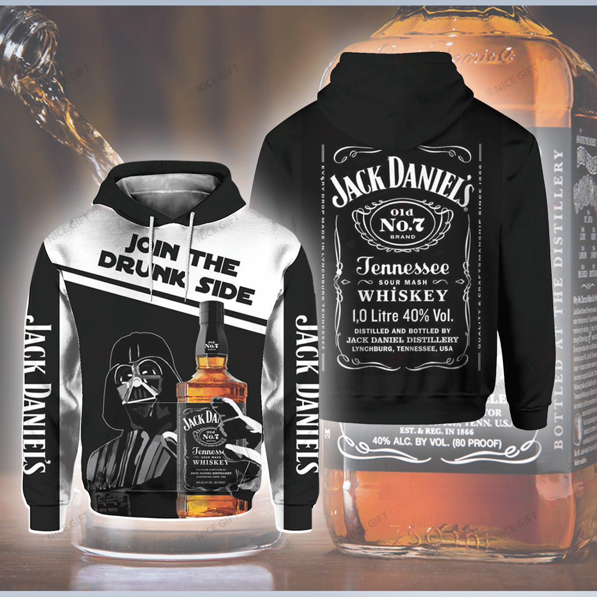 Jack Daniel’s Join The Drunk Side 3D Hoodie Gift For Fans