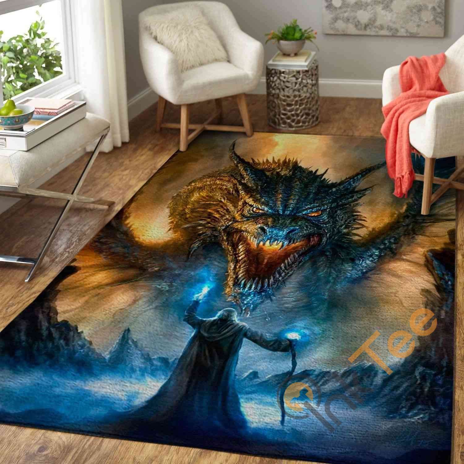 Jack Frost And The War Against Evil Area Rectangle Rug