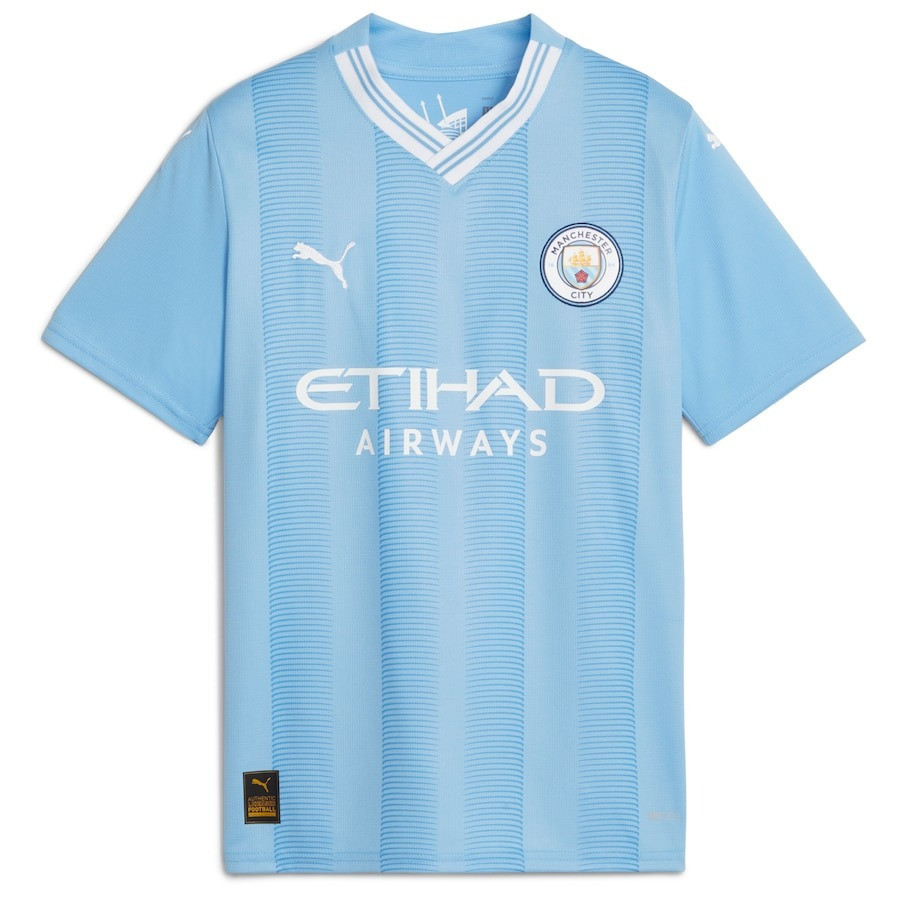 Jack Grealish 10 Manchester City 2023/24 Home Jersey – Sky Blue, Youth