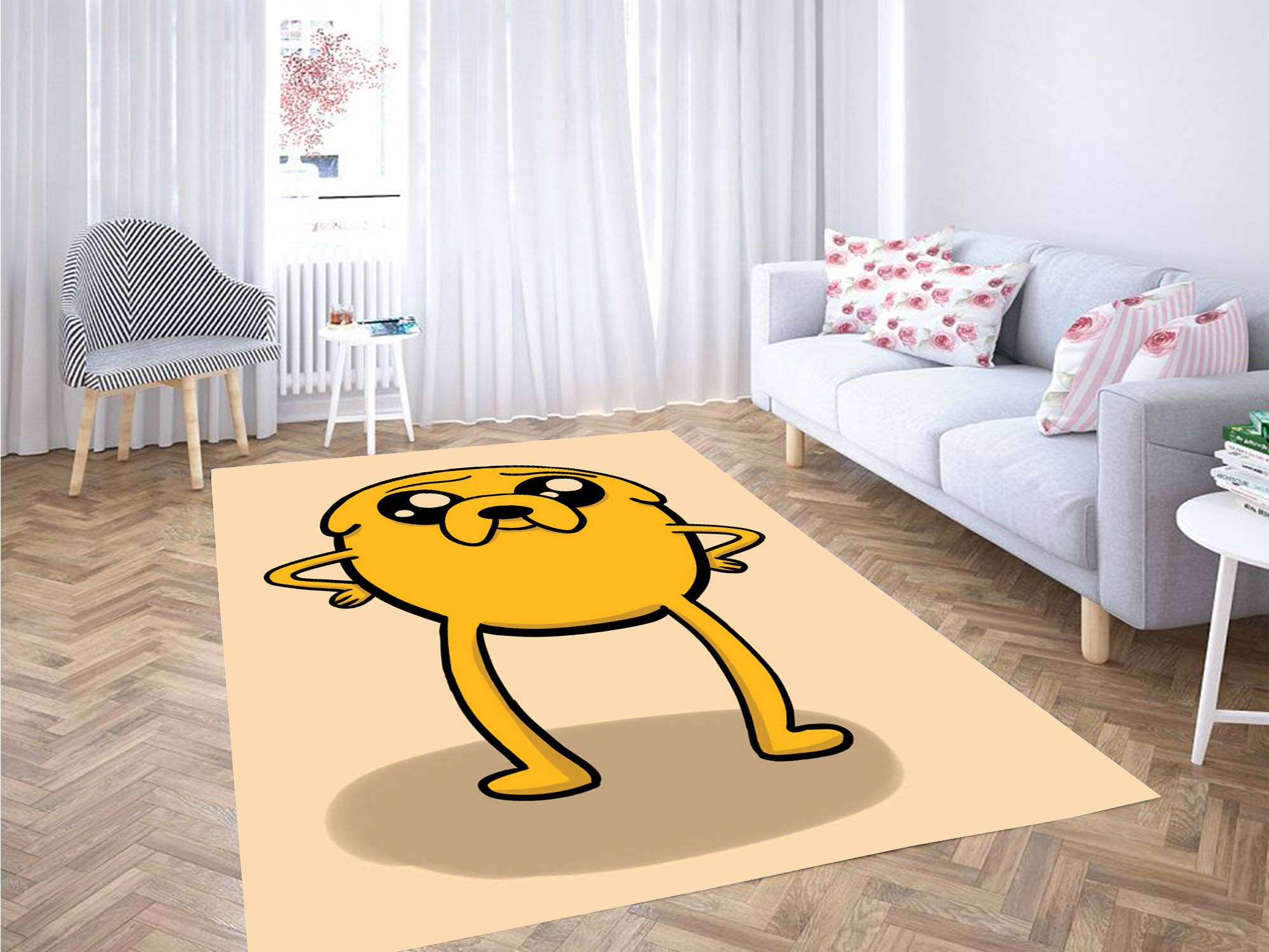 Jack Look Very Cute Adventure Time Carpet Rectangle Rug