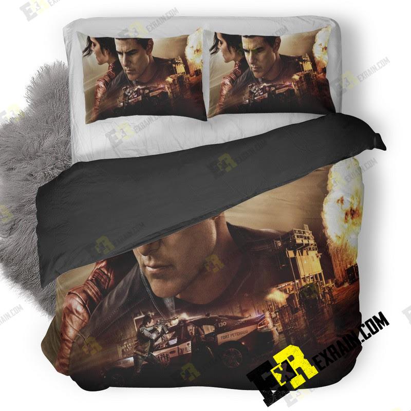 Jack Reacher Never Go Back Qu 3D Customized Duvet Cover Bedding Set