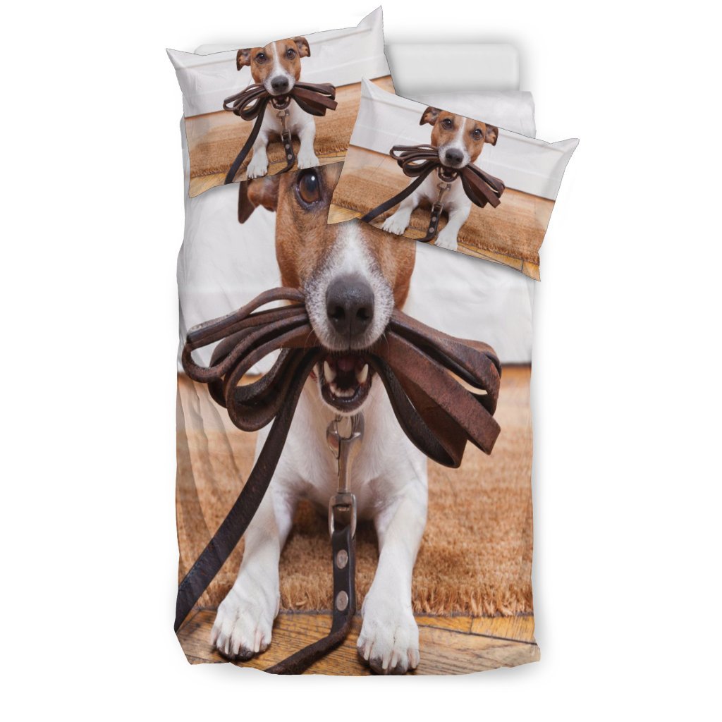 Jack Russell Lovers Doona 3D Customized Duvet Cover Bedding Set