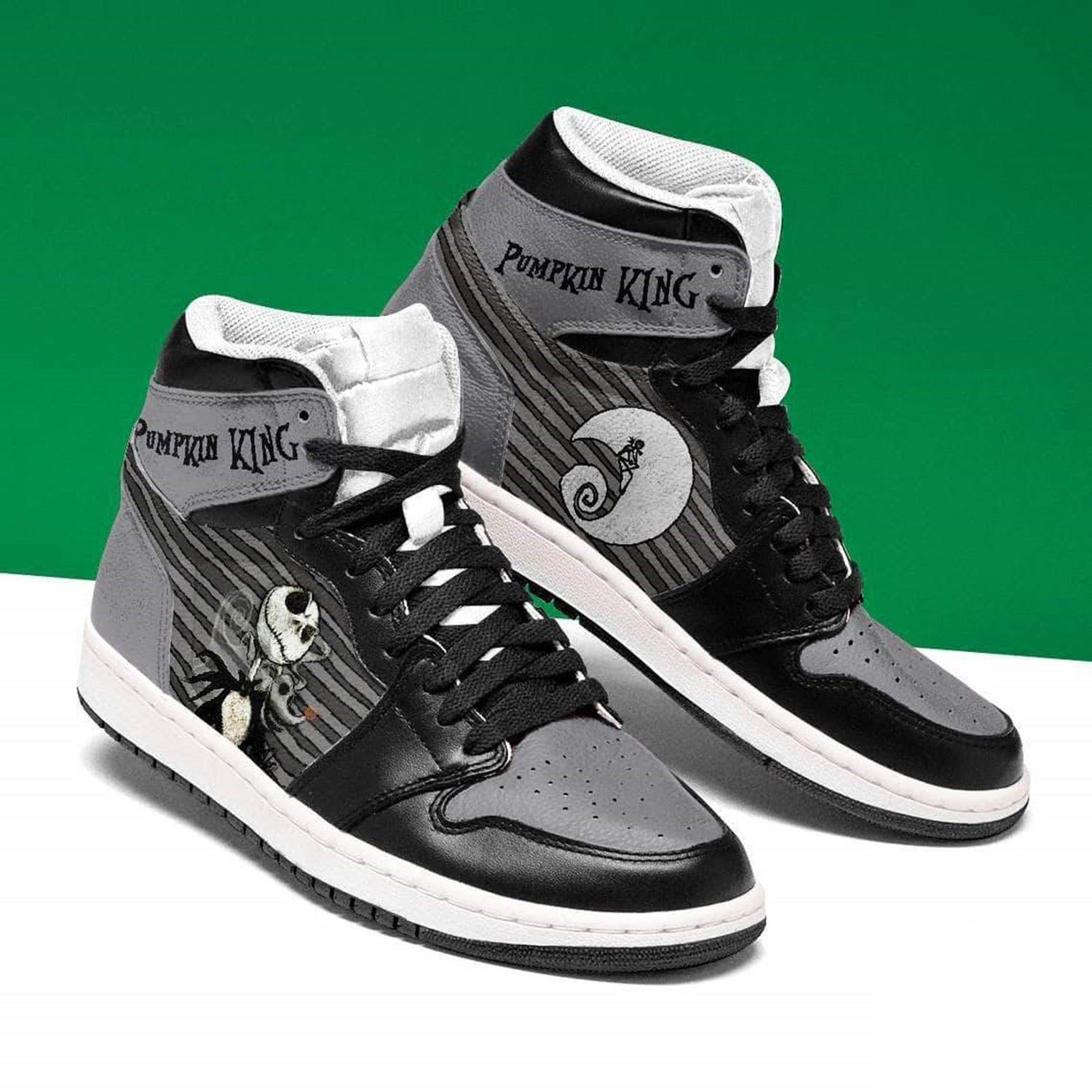 Jack Skellington 1 High Top Air Jordan Sneaker, Air Jordan Hightop