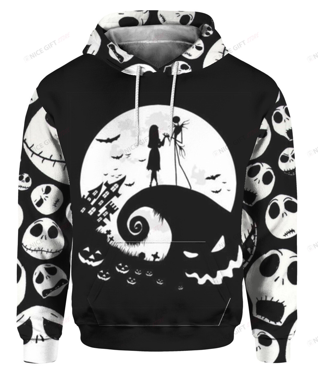 Jack Skellington 3D Hoodie Gift For Fans