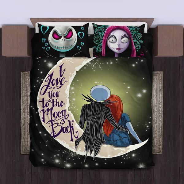 Jack Skellington And Sally Duvet Cover Bedding Set