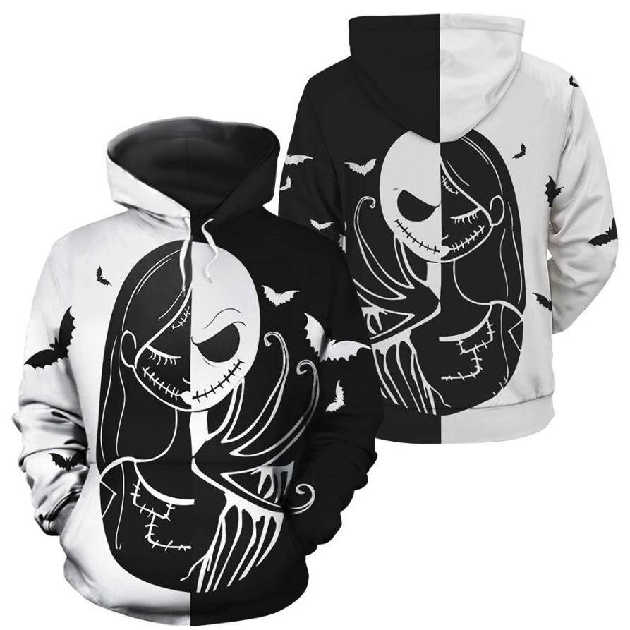 Jack Skellington And Sally Hoodie