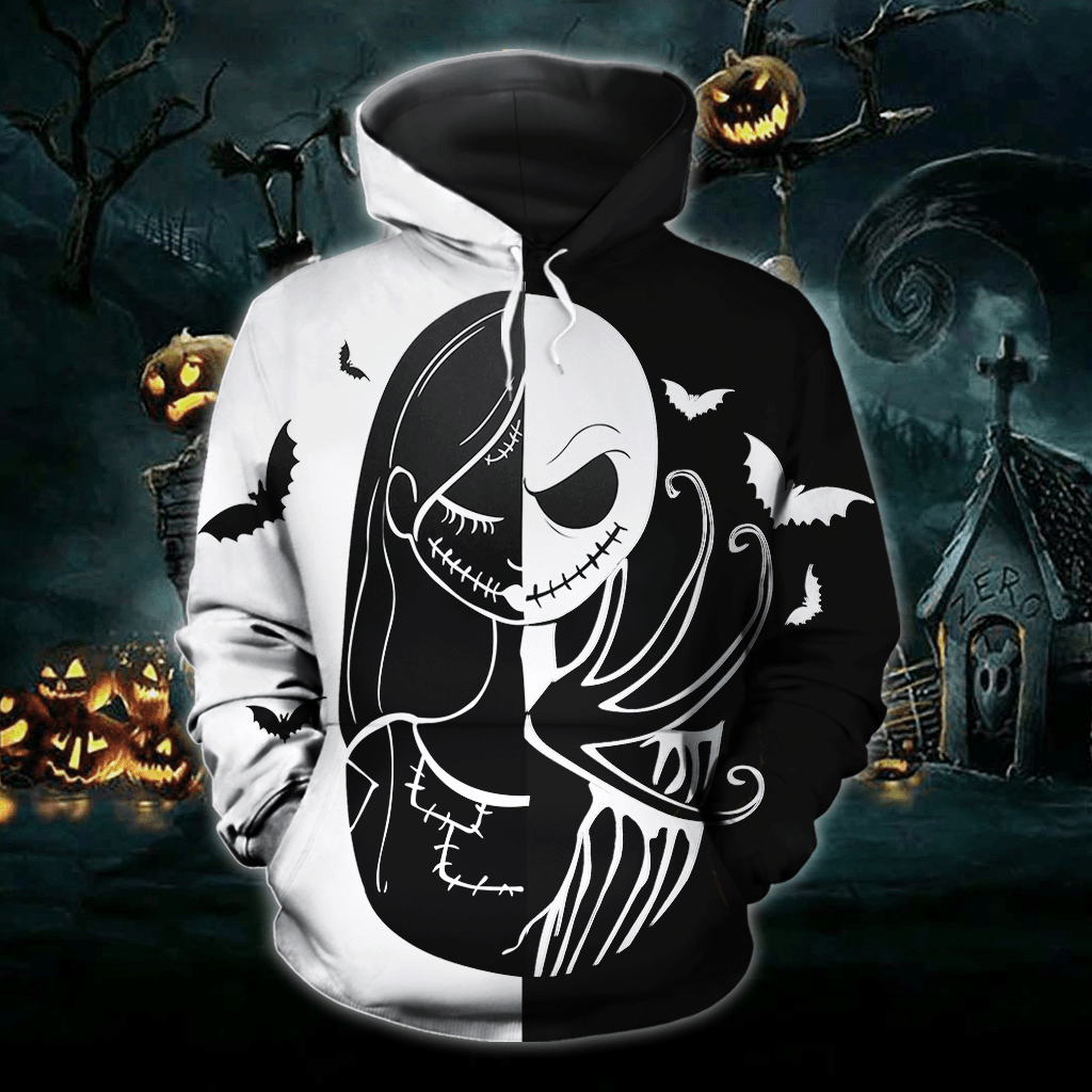 Jack Skellington And Sally Hoodie