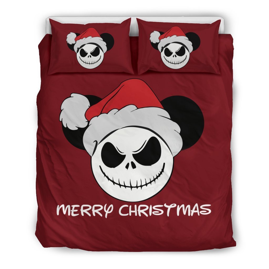Jack Skellington Christmas 2 Duvet Cover Bedding Set