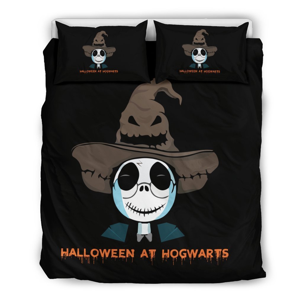 Jack Skellington Halloween 4 Duvet Cover Bedding Set