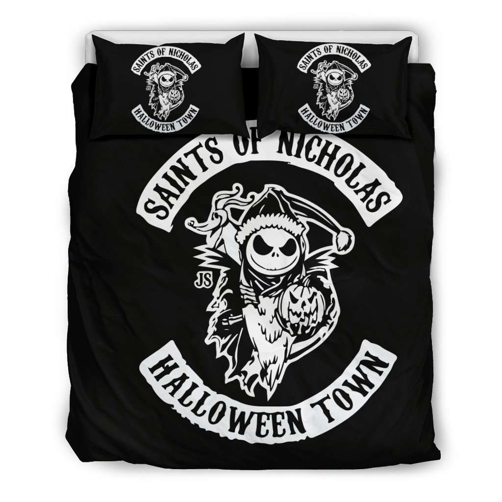Jack Skellington Halloween 5 Duvet Cover Bedding Set