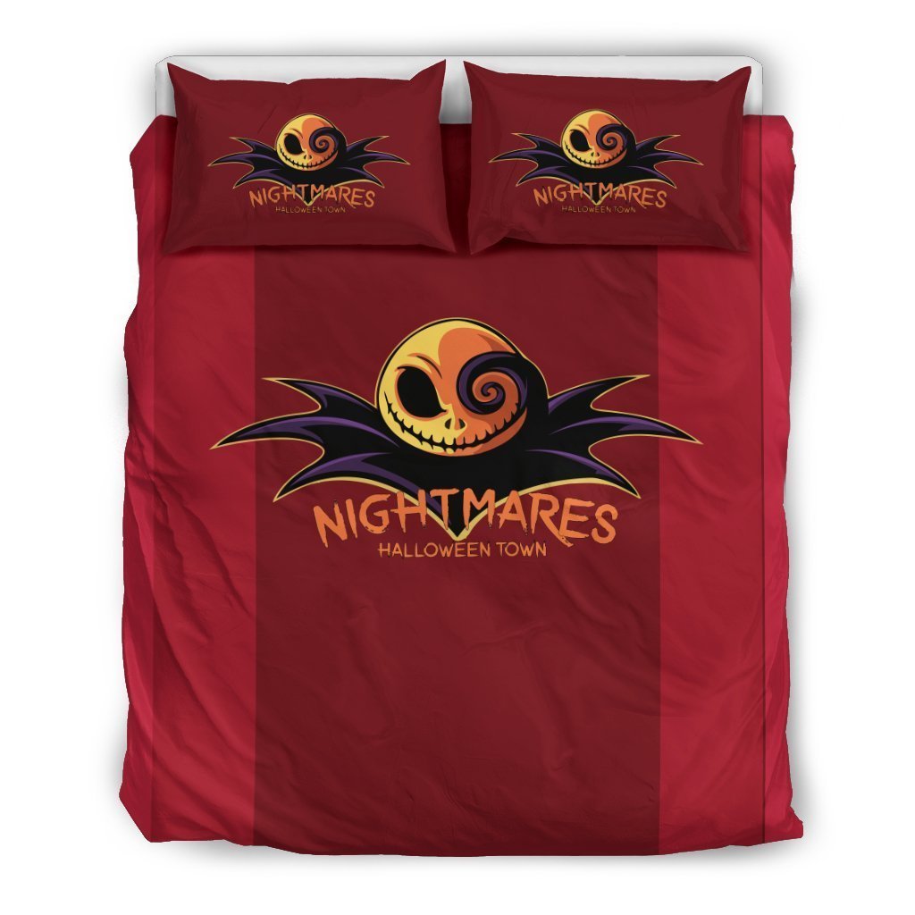 Jack Skellington Halloween 8 Duvet Cover Bedding Set